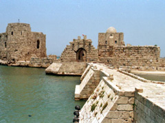 Saida Fortress Lebanon, Liban Histoire