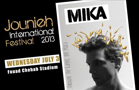 Mika, Jounieh international festival 2013, Lebanon