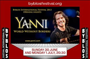 Yanni at byblos festival 2013