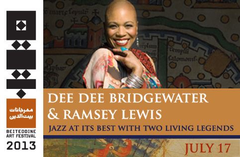 Dee Dee Bridgewater and ramsey lewis, at beiteddine festival 2013, Lebanon