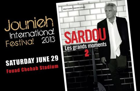 Jounieh international festival, michel sardou