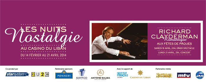 Richard Clayderman au casino du liban