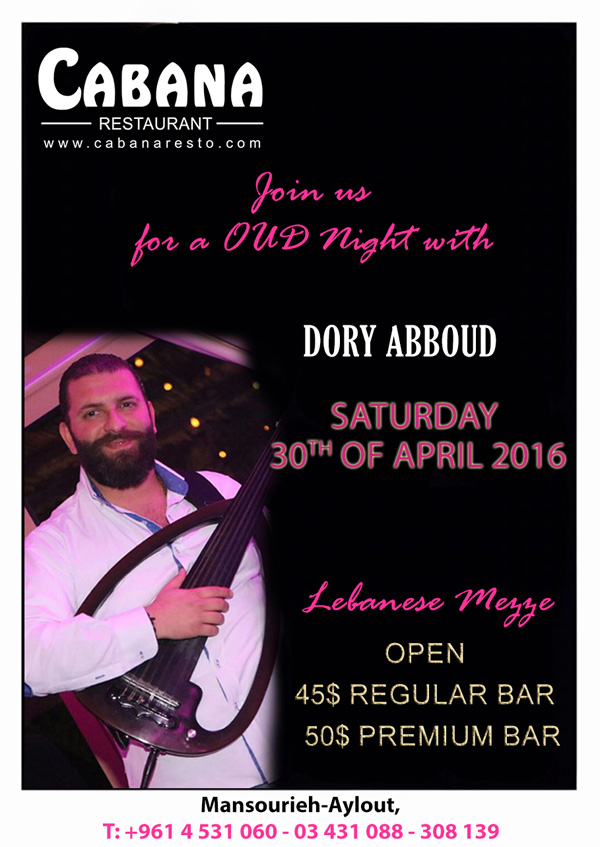 Oud night with Dora Abboud - Cabana Restaurant